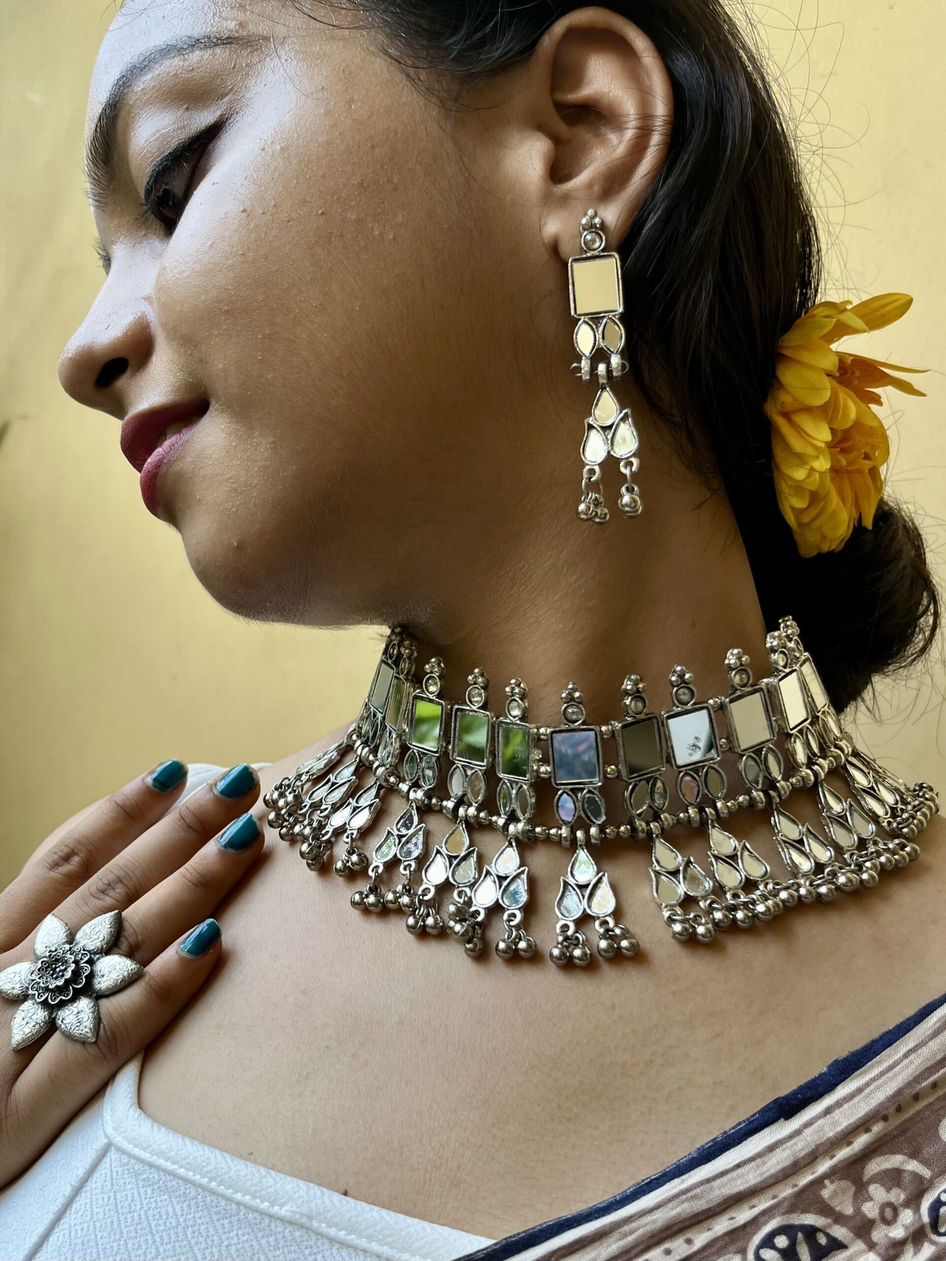 Sheesh Neck Piece Set